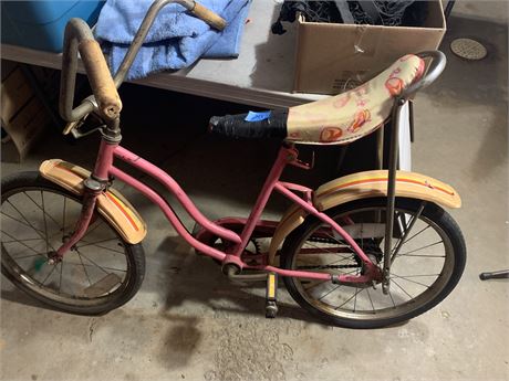 Vintage All Pro Pink Butterfly Bike