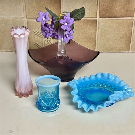 Vintage Mixed Art Glass