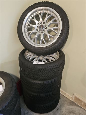 V Redestein Tires 225/45 R17 New X5 With Drag Rims