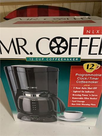 Mr Coffee 12 Cup Coffee Pot Model NLX23 New In Box