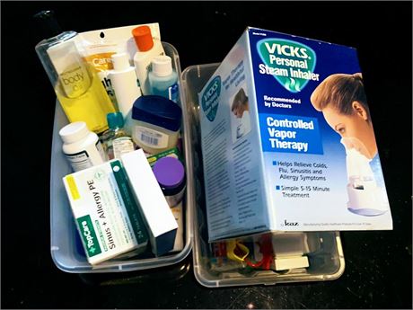 Household First Aid, Medicinal, Personal Hygiene Lot