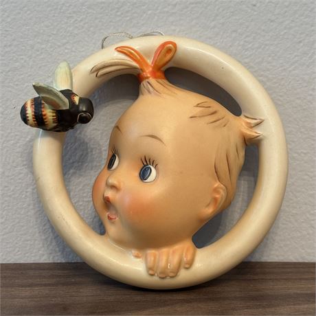 Early Goebel Hummel Ba-Bee Girl Ring Plaque