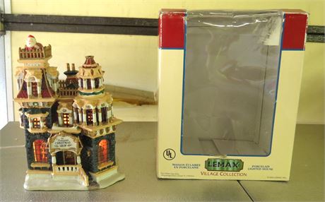 Lemax Victorian Christmas Shop Lighted House