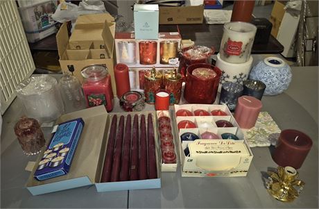 Large Assortment of Candles
