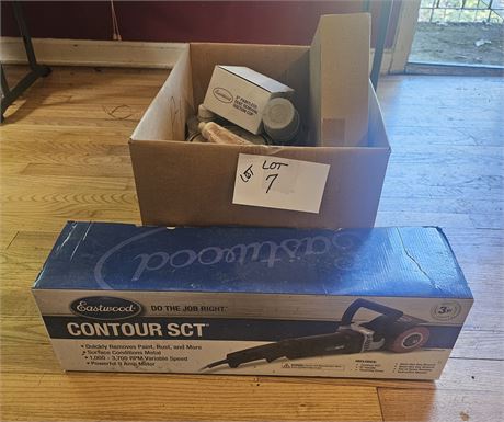 Eastwood Contour SCT, 1000-3700 Rpm Variable Speed 9Amp In Box, Eastwood Dent Re