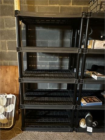 Heavy Duty Plastic Shelving Unit (2 of 3)