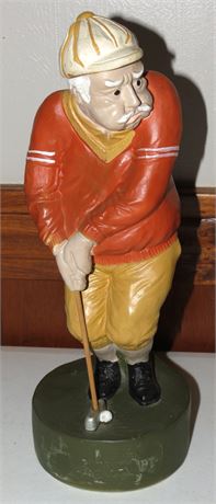 Porcelain Golfer Figurine