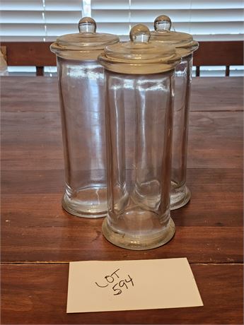Vintage Ann's House Of Nuts Display Jars