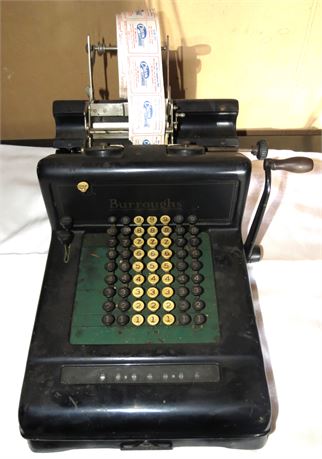 Vintage Burroughs Adding Machine