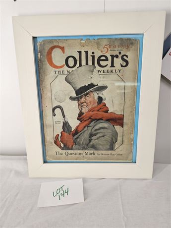 1924 Collier's Framed Cover