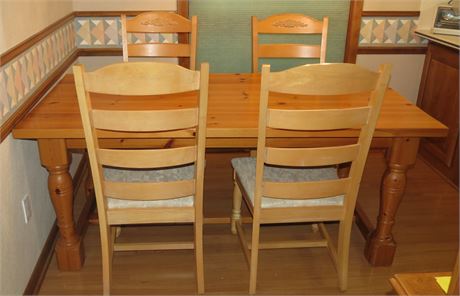 Dining Table With 4 Chairs