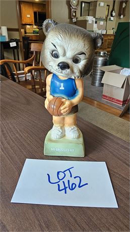 HTF Moro Inc Rubber Bobble Head Grizzlies