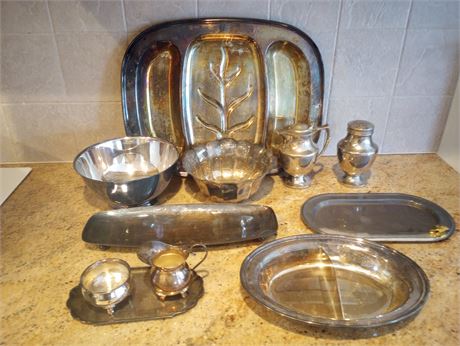 Silver Plated Dishes