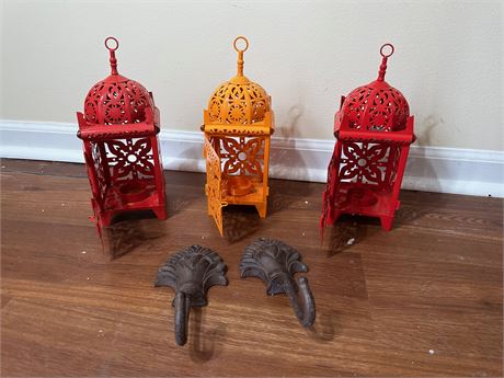 Outdoor Lanterns and wall Hooks