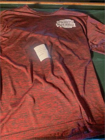 Red Spaghetti Warehouse Dry-Fit Style T-Shirt (No Size)