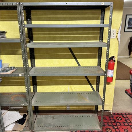 6-Tier Metal Shelving Unit - 60.5 x 36 x 11.5"