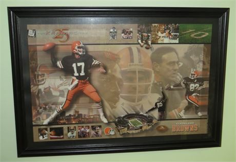 The Kardiac Kids Cleveland Browns Framed Photo