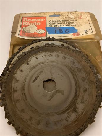 Beaver Blade 8" Chainsaw Blade Brushcutter Lot
