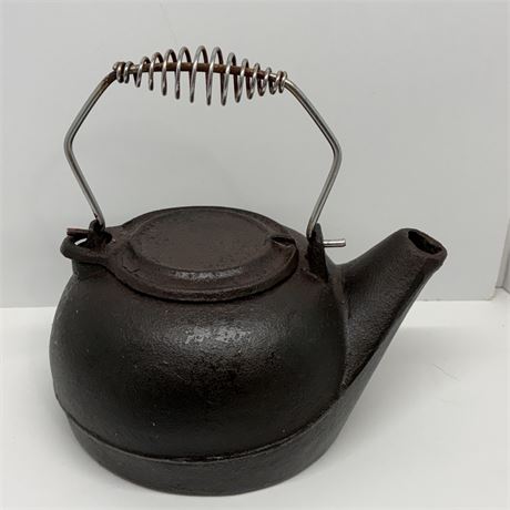Antique Cast Iron Water Kettle