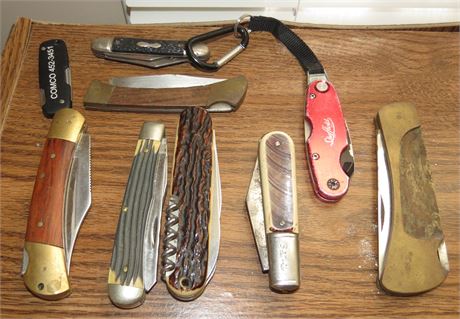 Assorted Pocket Knives