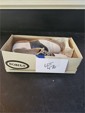 Vintage Black & White Saddle Shoes