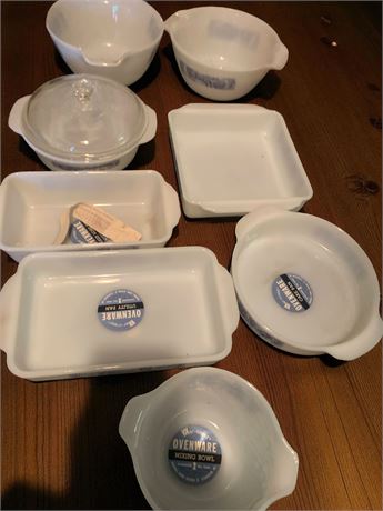 Mar-crest Glass Cookware Lot