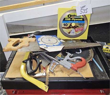 Mixed Hand Saws & Saw Blades