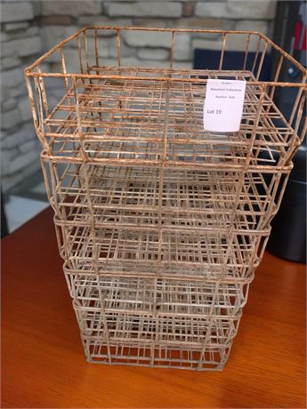 Vintage Metal Wire Bread Baskets