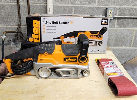 Triton 1.6 HP 3" Belt Sander *Like New w/Original Box