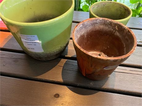 Ceramic Planter/Flower Pot Lot