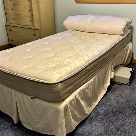 ADJUSTABLE Hi-Low Twin Bed XL with Sleep Number C2 Mattress