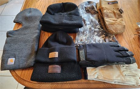 Winter Hat/ Gloves Lot   Duluth/Carhartt & More