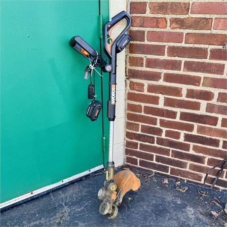 WORX 20V Weed Wacker with 2 Batteries and Charger