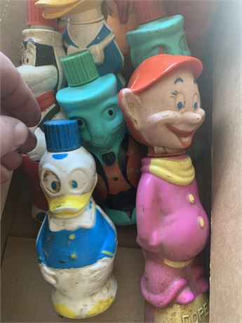 Soaky Bath Time Bottles - Disney Goofy, Donald Duck, Jiminy Cricket, Dopey