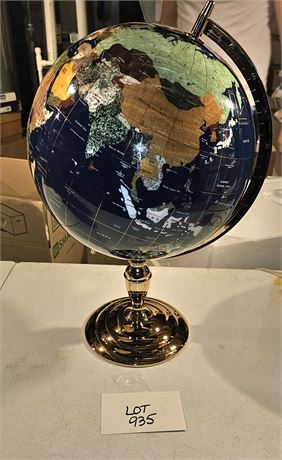 Macheli Gemstone World Globe