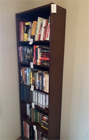 IKEA Tall Brown 6-Tier Wooden Bookcase/Book Shelf (BOOKCASE ONLY)