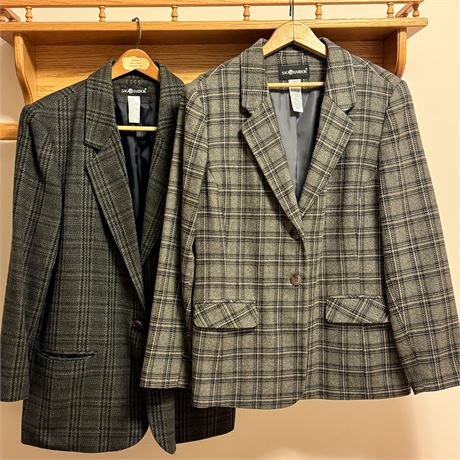 Women's Sag Harbor Mixed Wool Blazers - Size 18