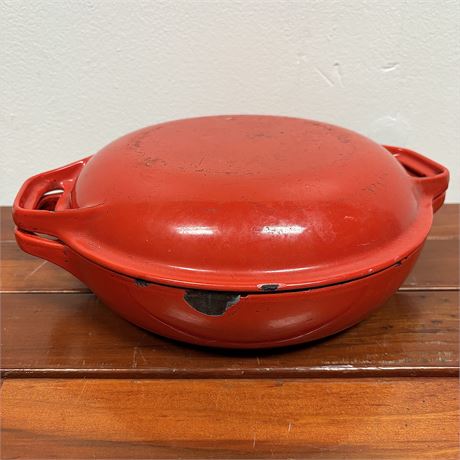 Vintage Colorcast Waterford Ireland Enameled Cast Iron Casserole Dish
