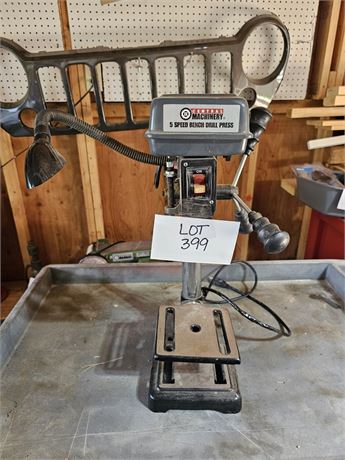 Central Machinery 8" 5-Speed Bench Top Drill Press
