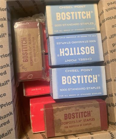 Bostitch Chisel Point Staple Lot