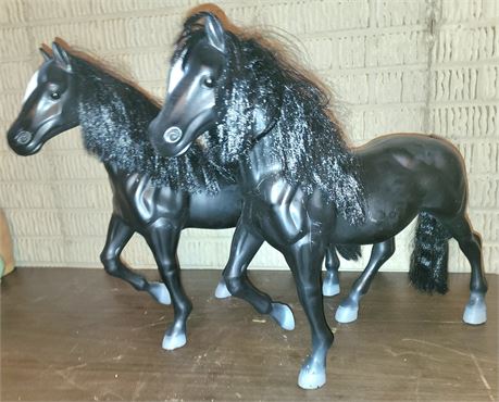Two Plastic Horses