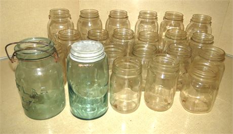 Assortment of Canning Jars