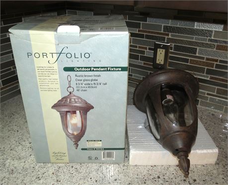 Portfolio Outdoor Pendant Fixture