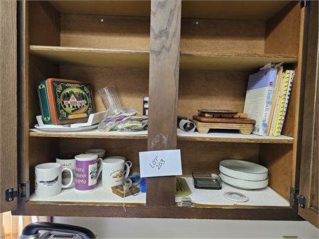 Kitchen Cupboard Cleanout: Coffee Mugs / Cups, Tins, Magnets & More