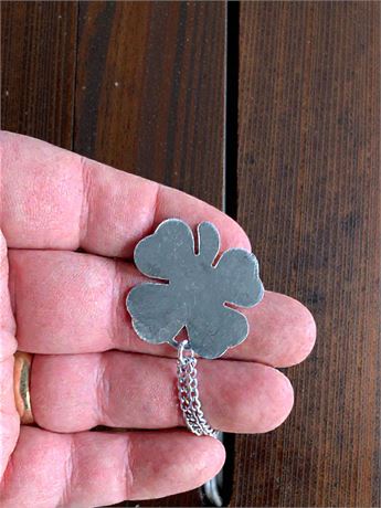 Silver Tone Shamrock Chain Necklace Lot