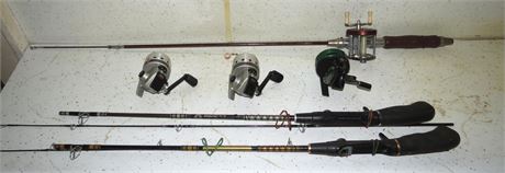 Fishing Reels, Poles