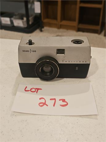 Sear 126 Easi-load Film Camera (1960-70) 126 Film & Flash Cube System