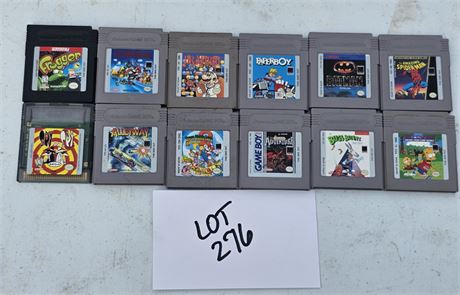 Nintendo Gameboy Games-Frogger, Super Mario, Spy vs Spy, The Castlevania Adventu