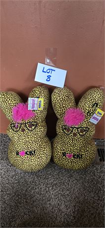 Peeps plush bunnies