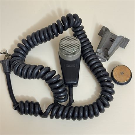 Vintage Naval Submarine Shure CB/Radio Microphone Coiled Cord